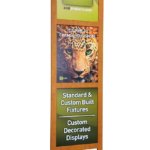 custom decorating treatments for signage stands and displays