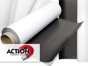 ACTION Magnet White Print Material from Xcel Products