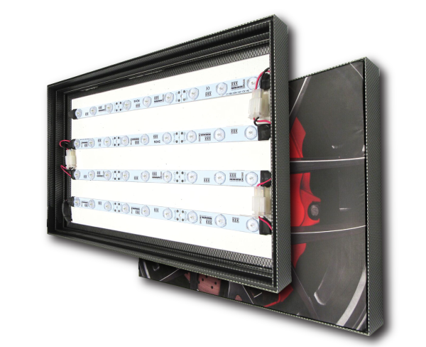 Back-Lit SEG Frames from Xcel Products